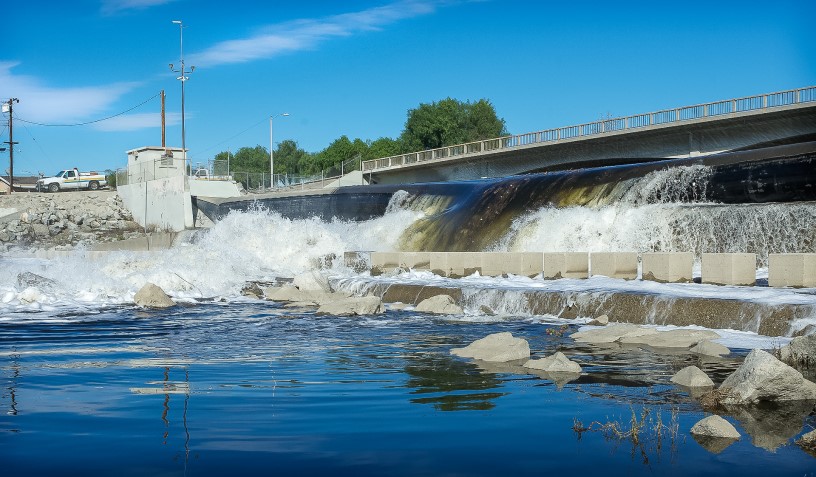 A thumbnail of a low head dam that provides more information on the topic Opportunities for stormwater capture